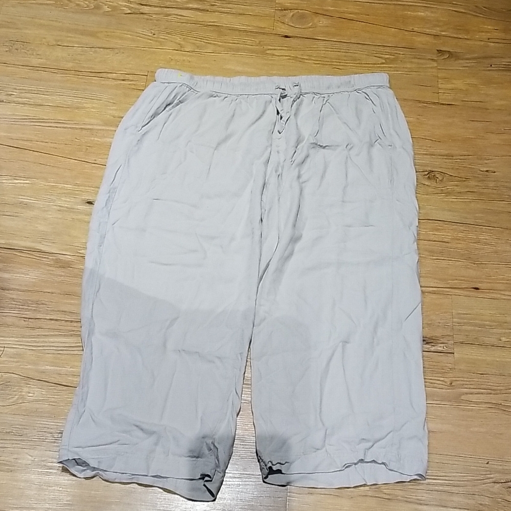 Light Tan Casual Capris szXXL
